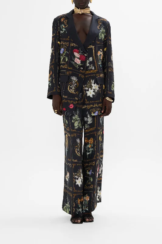 LONGLINE RELAXED JACKET MAGIC IN THE MANUSCRIPTS One-Shoulder Jacket Off-the-Shoulder Jacket Asymmetrical Jacket