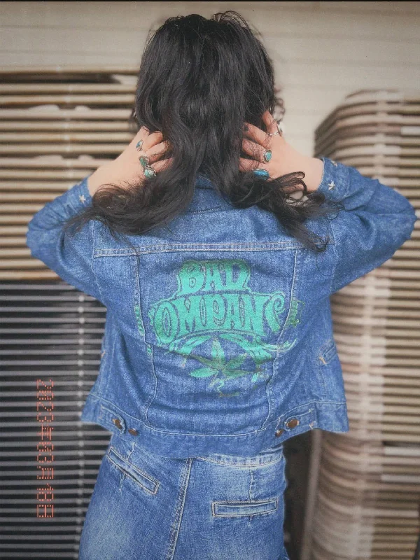 Vintage Wrangler Bad Company Jacket Fitted Jacket Loose Jacket Oversized Jacket