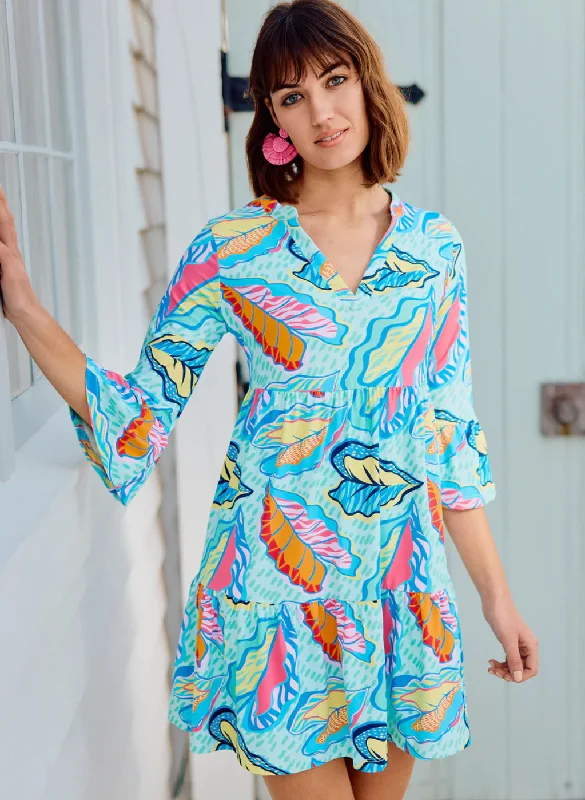 Mary Square Laguna Dress-Island Time Mint