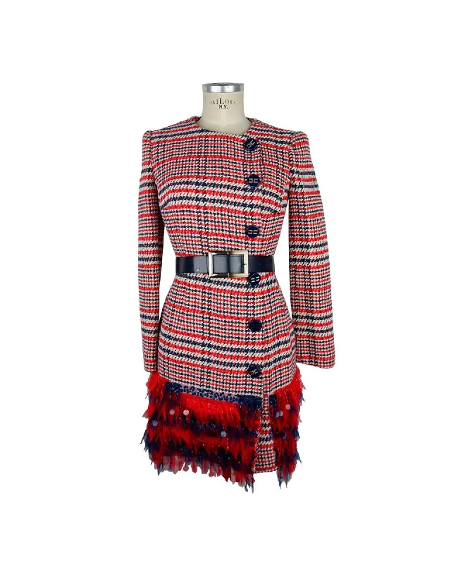 Elisabetta Franchi Sequined Cotton Dress