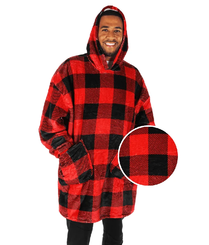 Lumberjack Blanket Hoodie Oversized Hoodie Comfort Casual