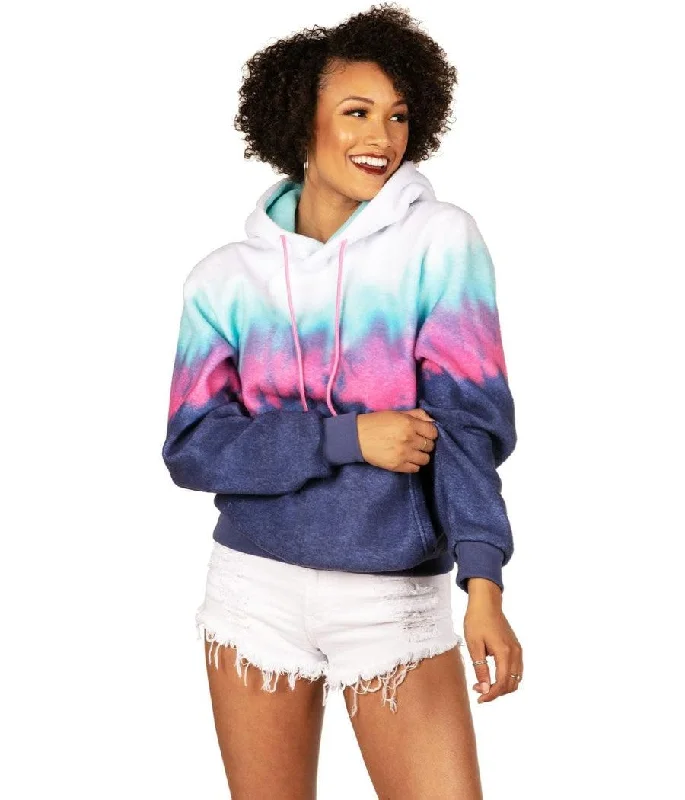 Women's On the Horizon Fleece Hoodie Hoodie with Crew Neck Simple Timeless