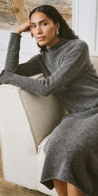 Soaked Wool Blend Sweater Dress Casual Formal Business