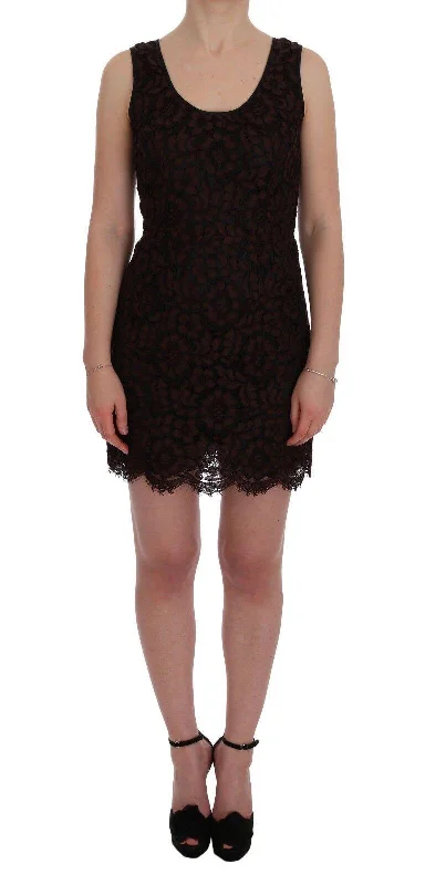 Dolce & Gabbana  Black Lace Cocktail Dress