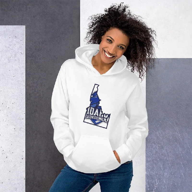 State of Idaho Logo - Unisex Hoodie Hoodie with Cuffed Sleeves Snug Secure
