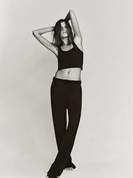 Eterne - Lounge Pant in black Elegant Wool Trousers