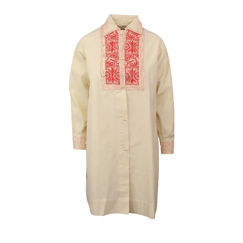 LE JESUS WHITE LE JESUS DEADSTOCK VINTAGE 1970'S DRESS