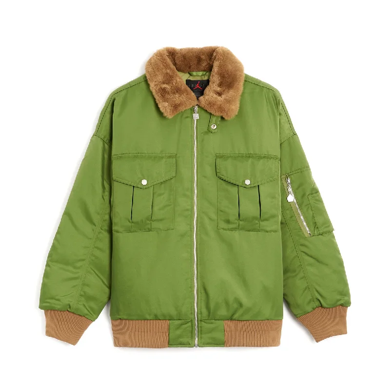 Jordan Renegade Jacket Women's Full Zip One-Shoulder Jacket Off-the-Shoulder Jacket Asymmetrical Jacket