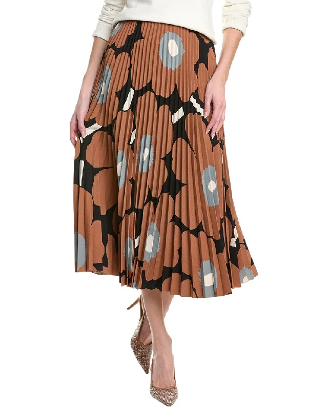Marimekko Myy A-Line Skirt wool skirt thick
