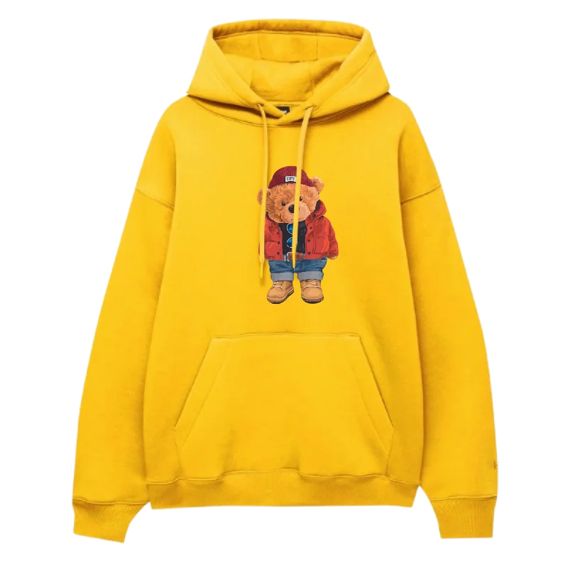 Cute Polo Bear Hoodie Hoodie with Emblem Brand Identity