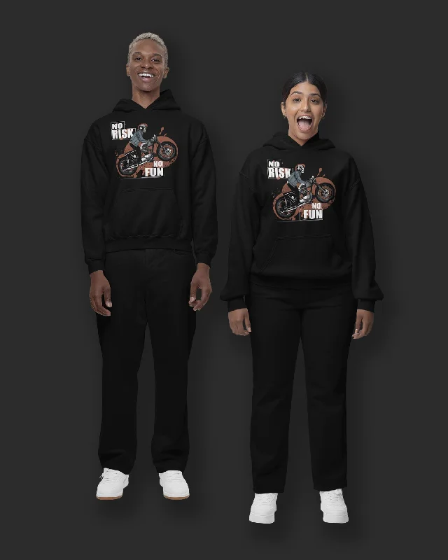 Maverick Hoodie: Black Hoodie with Logo Branding Identity