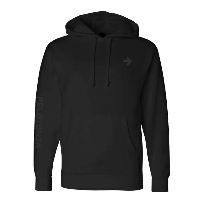 Pelotonia x Greyson Fireside Hoodie Hoodie with Velcro Closure Adjustable Secure