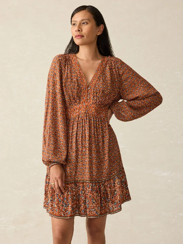 Woodstock Dress - Chestnut Blossom Tunics Business professional