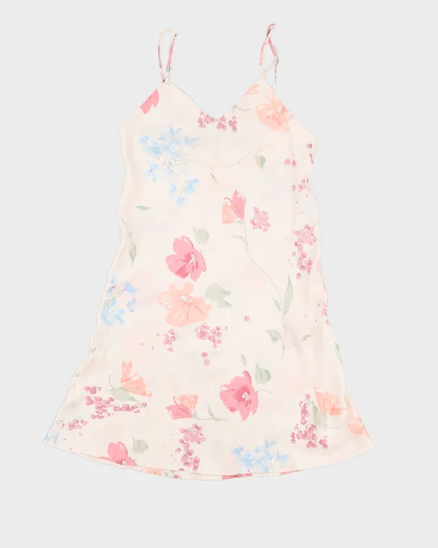 Floral Lingerie Slip Dress - S