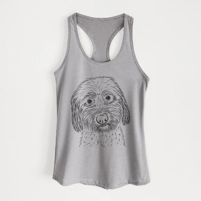 Niles the Soft Coated Wheaten Terrier - Women's Racerback Tanktop open back tank