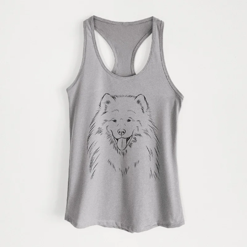 Mikko the Samoyed - Women's Racerback Tanktop ivory tank top