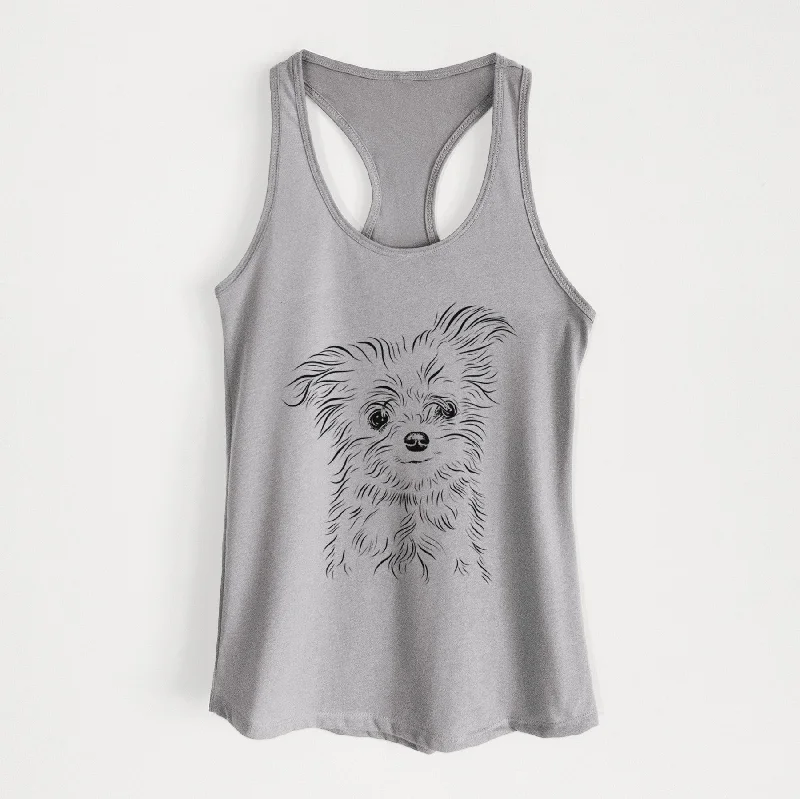 Mr. Gucci Poochi the Maltese - Women's Racerback Tanktop loose fit tank