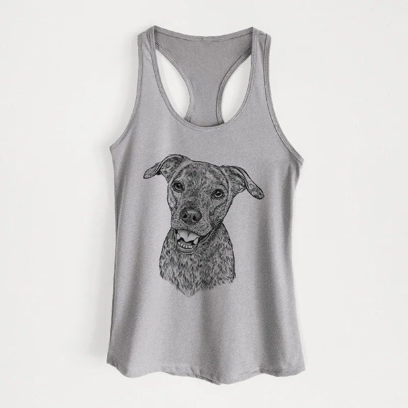 Kirby the Mountain Cur Mix - Women's Racerback Tanktop soft tank top