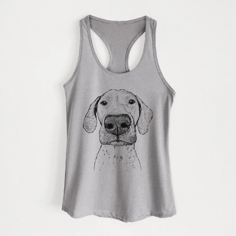 Leroy the German Shorthaired Pointer - Women's Racerback Tanktop lightweight tank top