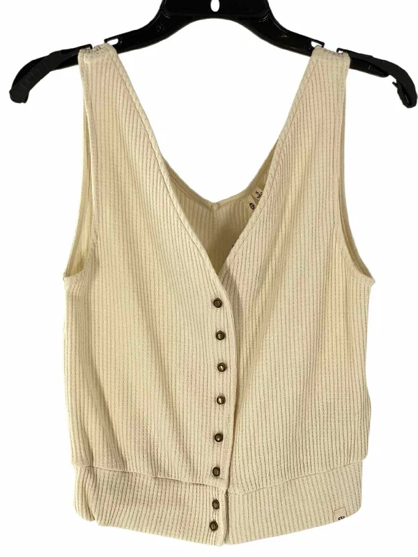 Ripcurl Size S Cream Knit Tank Top long tank top
