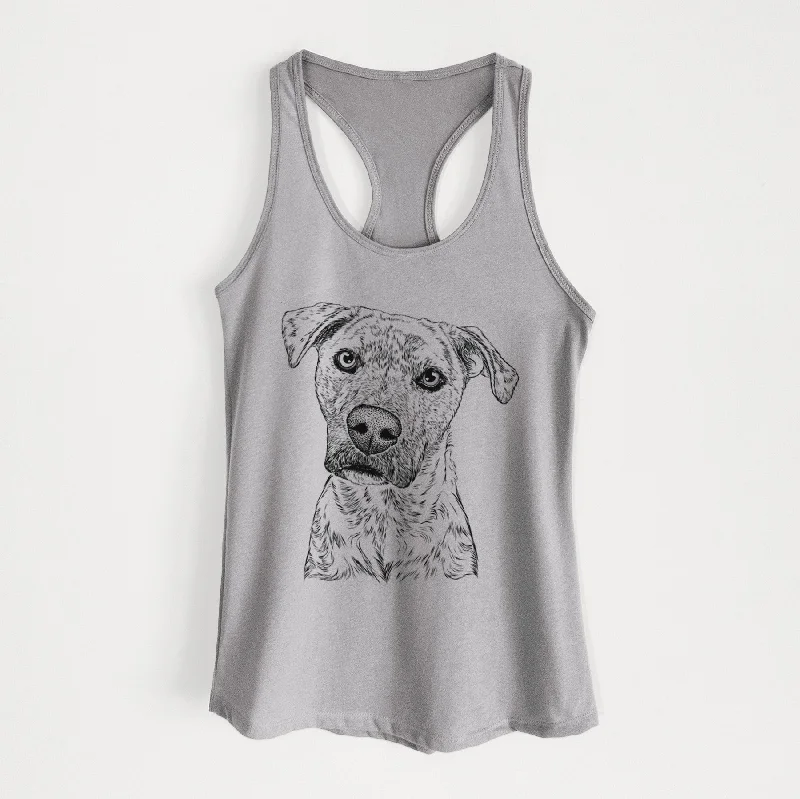 Monster Baby the Pitbull Mix - Women's Racerback Tanktop trendy tank top