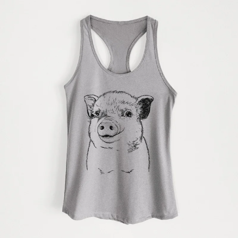 Kevin the Spotted Pig - Women's Racerback Tanktop bold tank top
