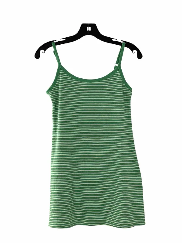 American Eagle Size S Green White Stripes Tank Top rhinestone tank top
