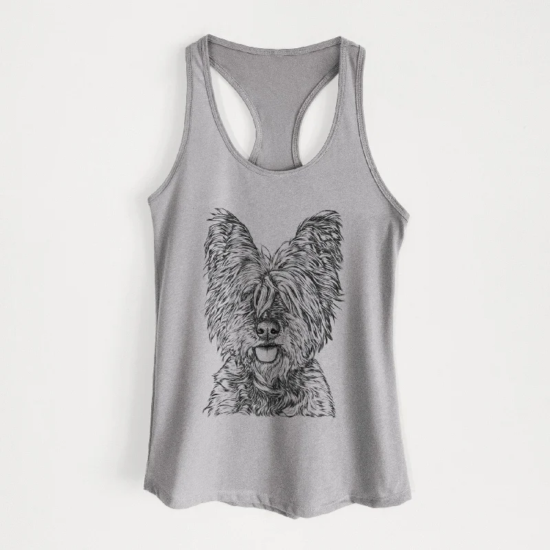 McDuff the Cairn Terrier - Women's Racerback Tanktop bronze tank top