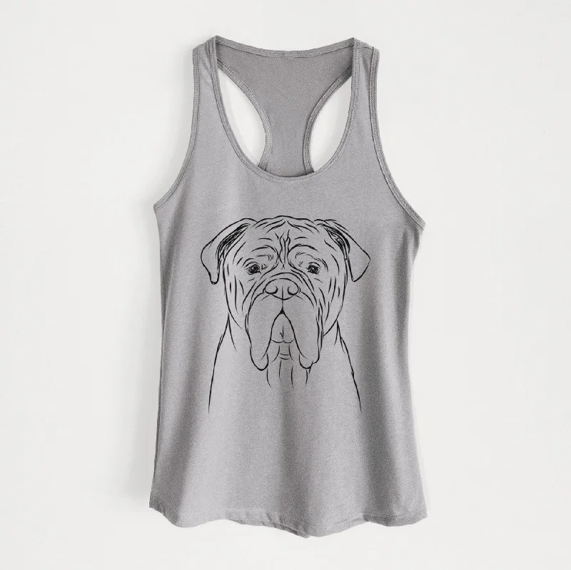 Nolan the Bull Mastiff - Women's Racerback Tanktop cutout tank top