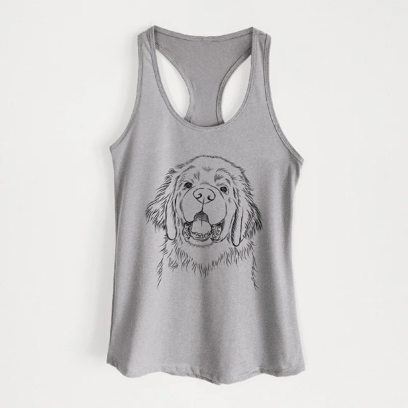 Mozart the Newfoundland - Women's Racerback Tanktop fitted tank top