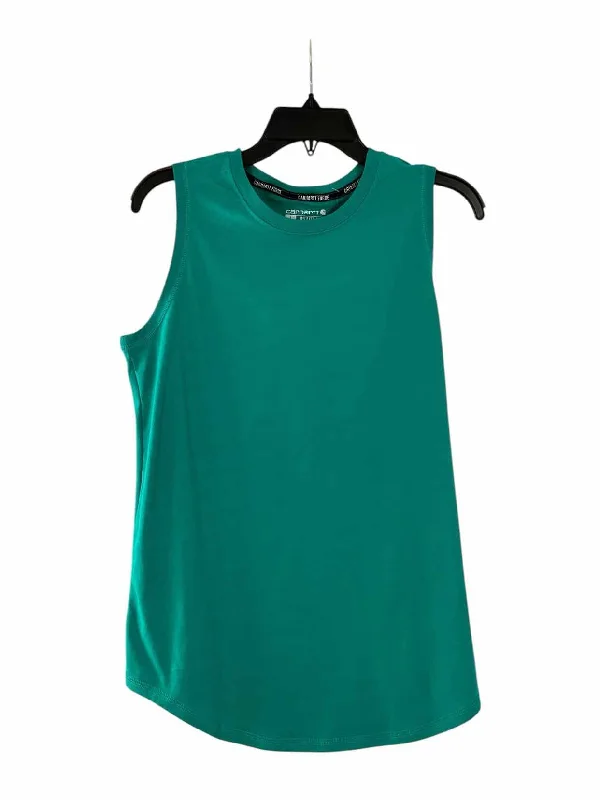 Carhartt Size L Teal Tank Top cropped tank top