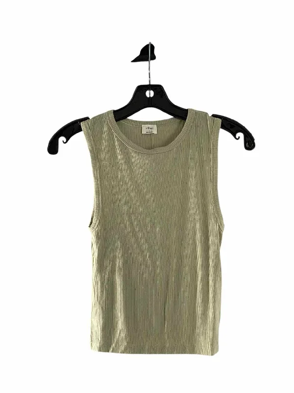 Wilfred Size S light green Ribbed Tank Top solid color tank