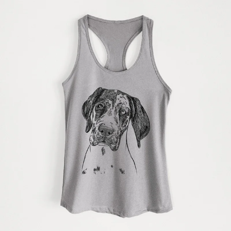 Nyx the Great Dane - Women's Racerback Tanktop graphic tank top