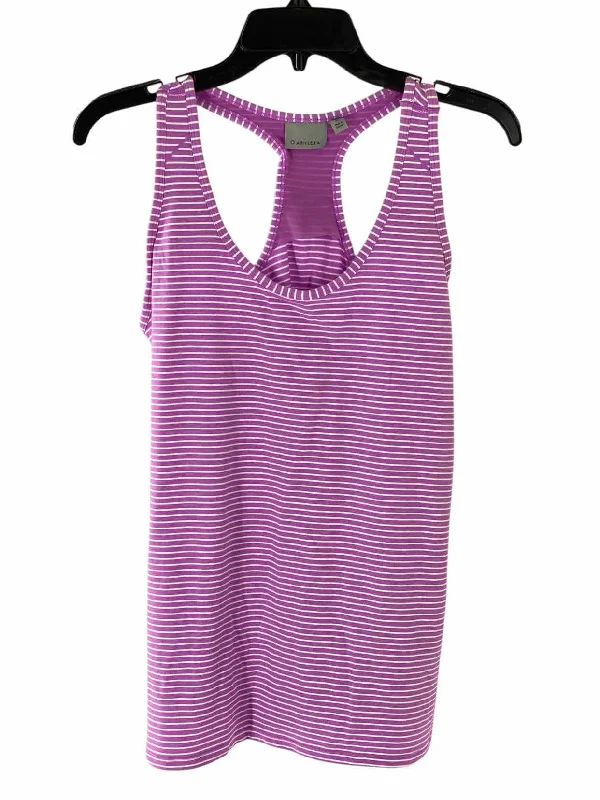 Athleta Size XL Purple White Stripe Athletic Tank Top black tank top