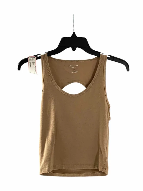 American Eagle Size S Tan Tank Top cotton tank top