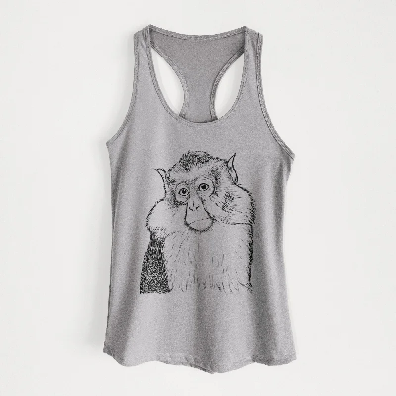 Matata the Mona Monkey - Women's Racerback Tanktop lightweight tank top