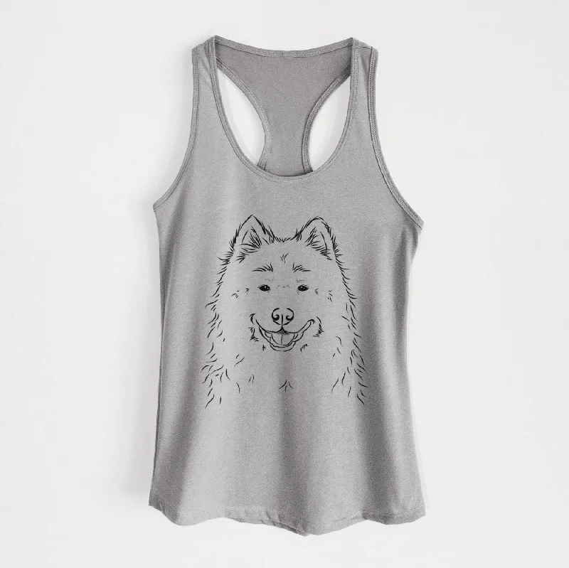 Luka the Samoyed - Women's Racerback Tanktop chic tank top