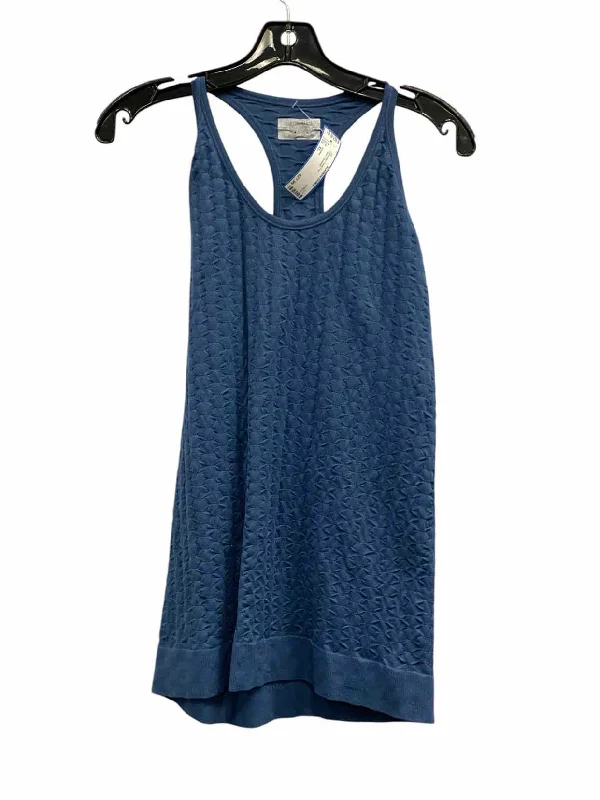 Athleta Size XL Blue Textured Athletic Tank Top lime green tank