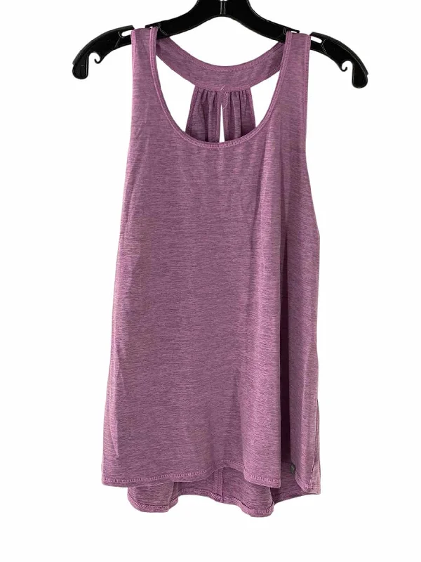 Title Nine Size XL Purple Heather Athletic Tank Top white tank top