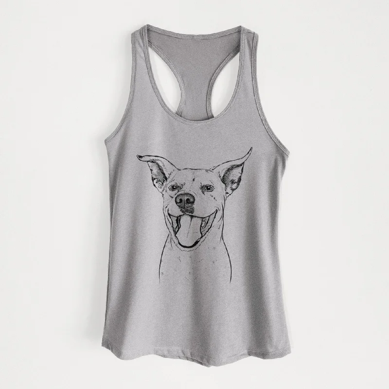 Maddie the Dalmatian Pitbull Mix - Women's Racerback Tanktop essential tank top