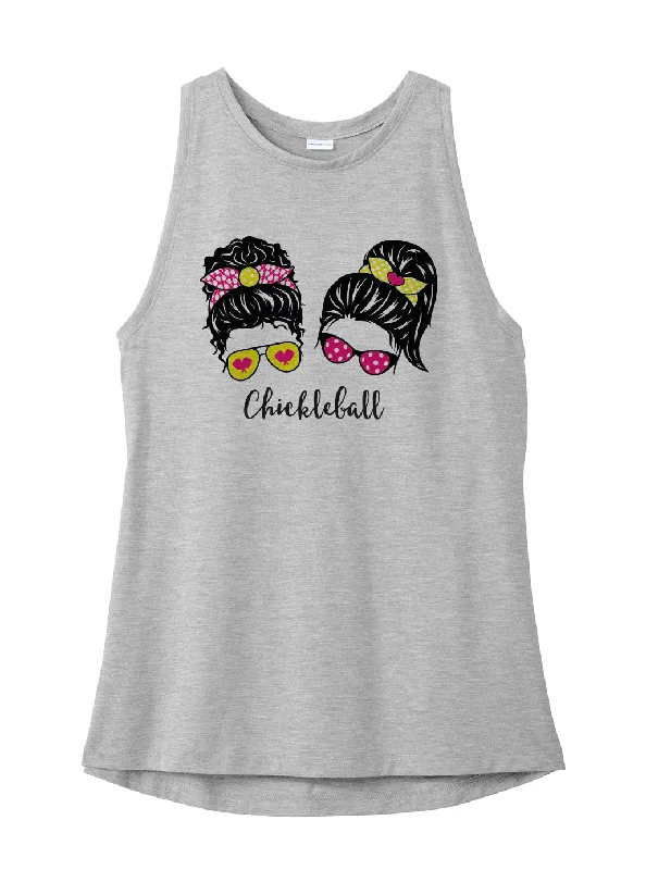 Chickleball™ Doubles - Women's Pickleball Performance Racerback Tank trendy tank top