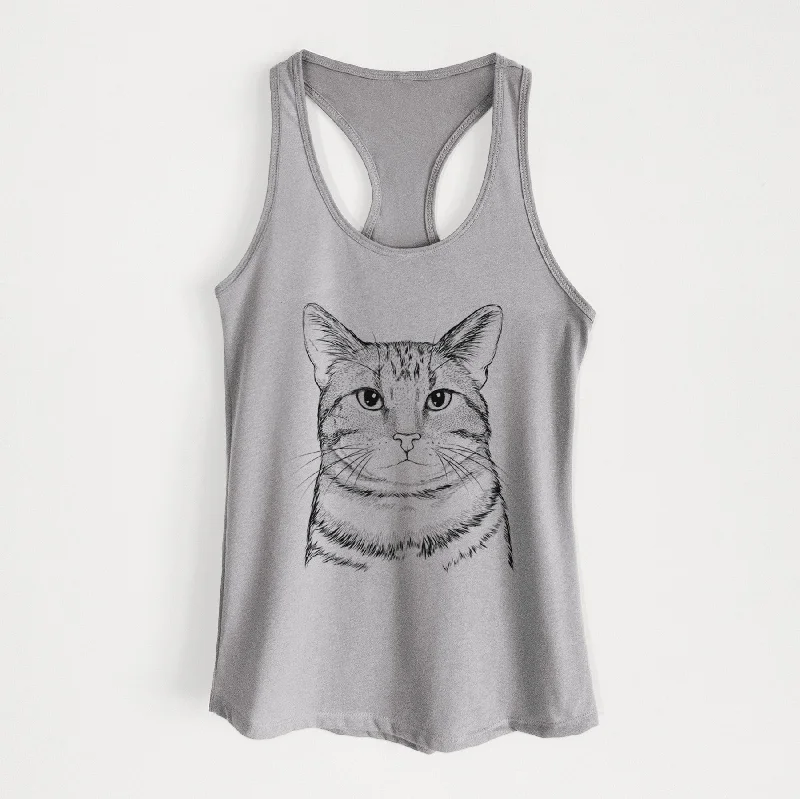 Henry the Bengal - Women's Racerback Tanktop cropped tank top