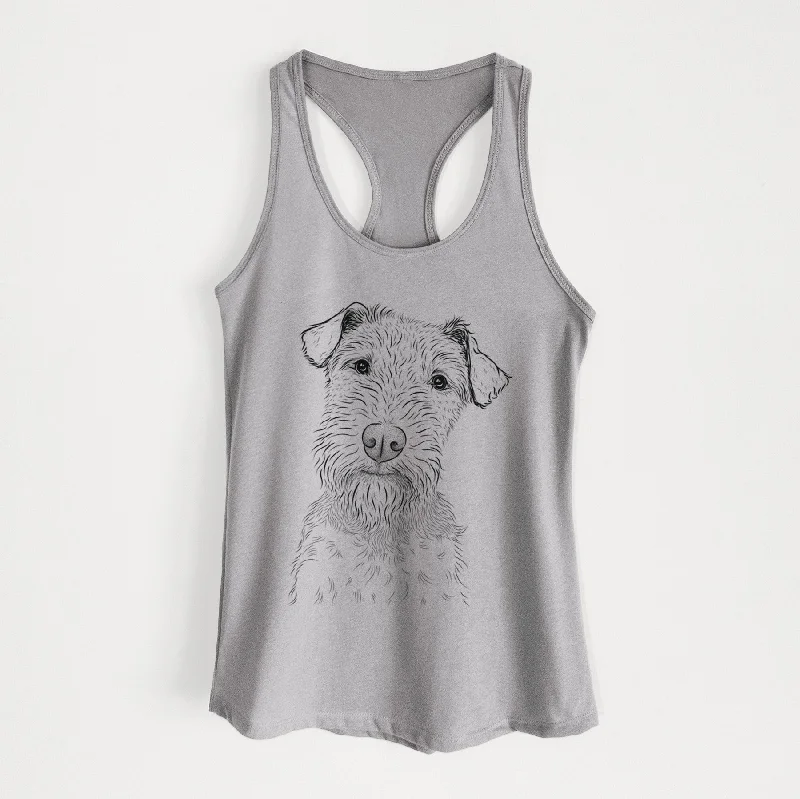 Kiara the Welsh Terrier - Women's Racerback Tanktop stylish tank top