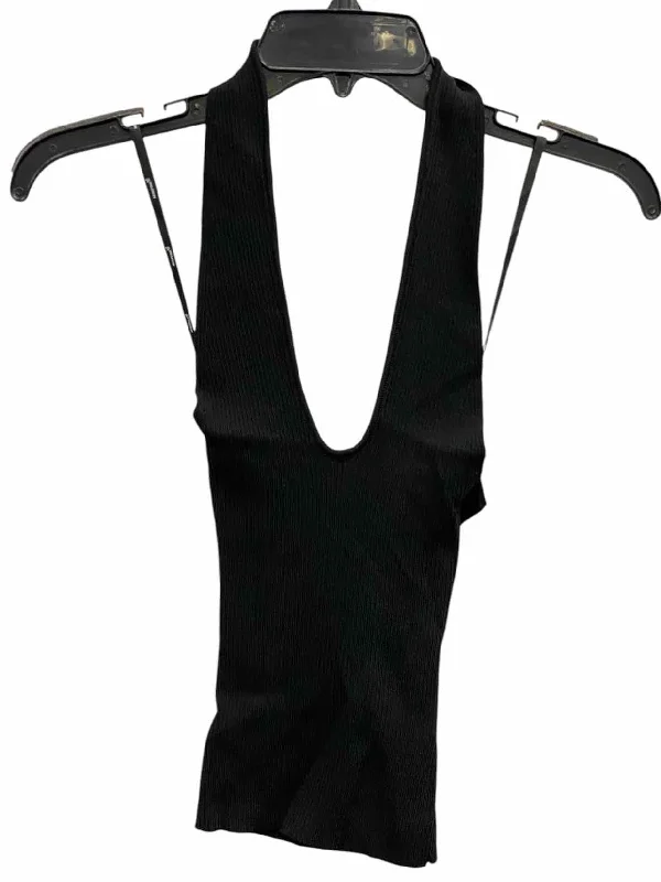 Mink Pink Size L Black Tank Top sleep tank top