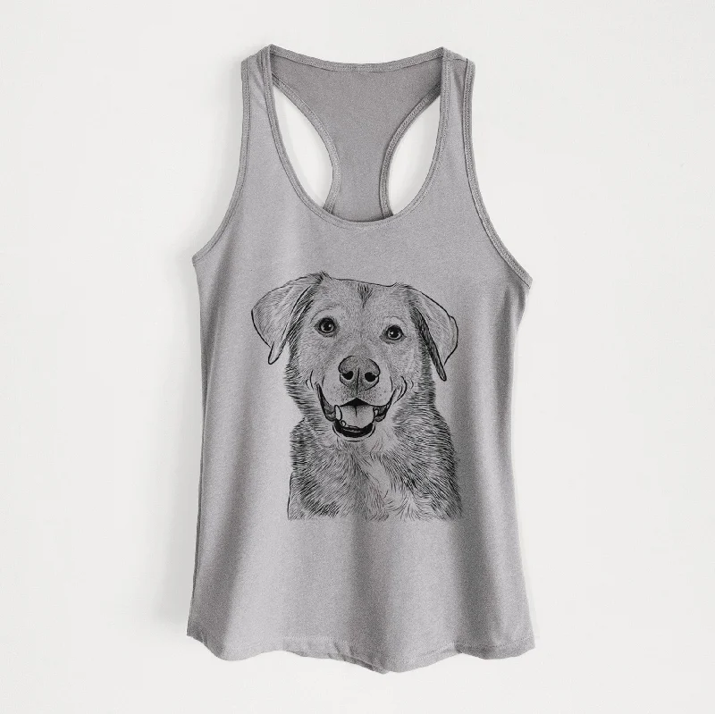 Oliver the Mixed Breed - Women's Racerback Tanktop lightweight tank top