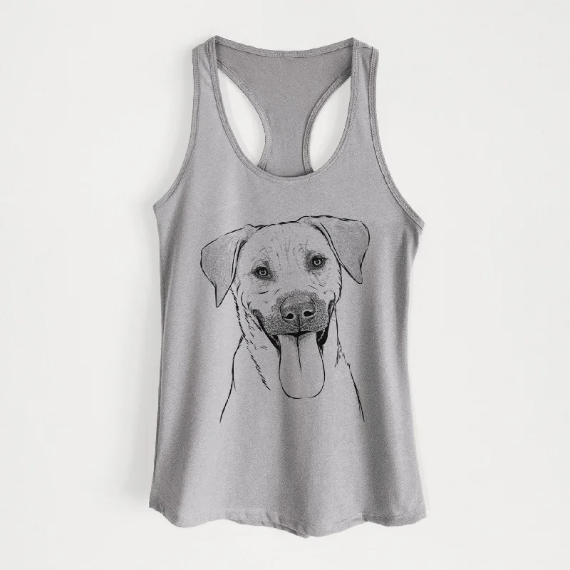 Koda the Black Mouth Cur - Women's Racerback Tanktop basic tank top