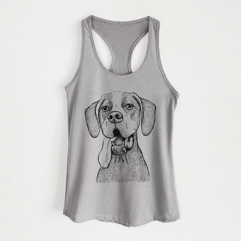 Irwin the English Pointer - Women's Racerback Tanktop scoop neck tank