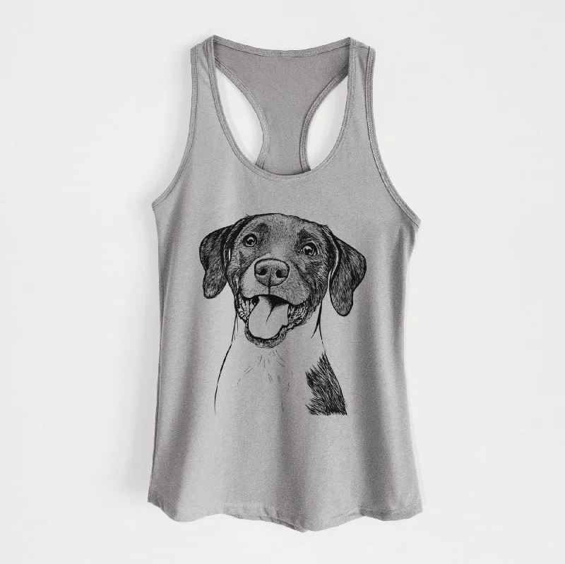 Harper the Mixed Breed - Women's Racerback Tanktop workout tank top