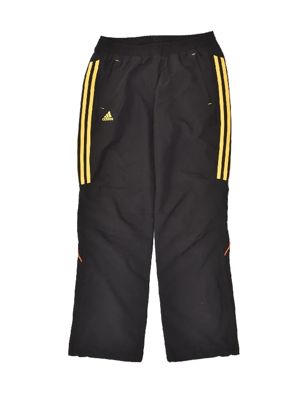 ADIDAS Womens Climalite Tracksuit Trousers UK 10 Small Black Polyester