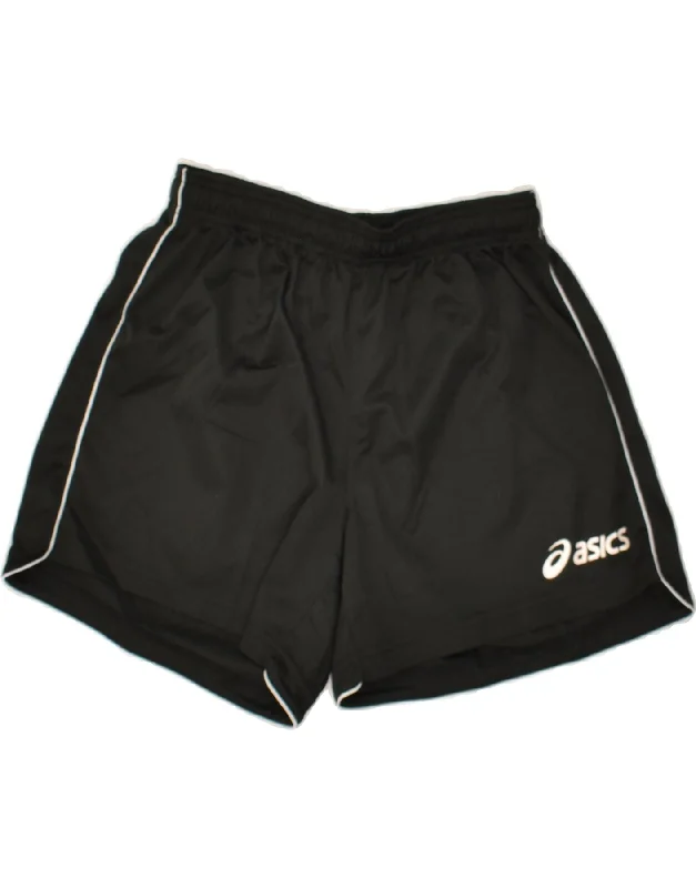 ASICS Womens Sport Shorts UK 0 2XS Black Polyester